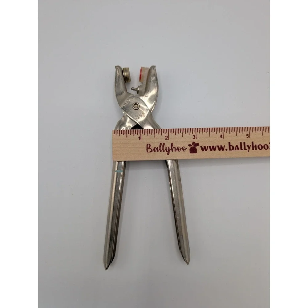 Vintage‎ Scovill Snap Metal Rivet Punch Grommet Pliers Tool, Oakville USA